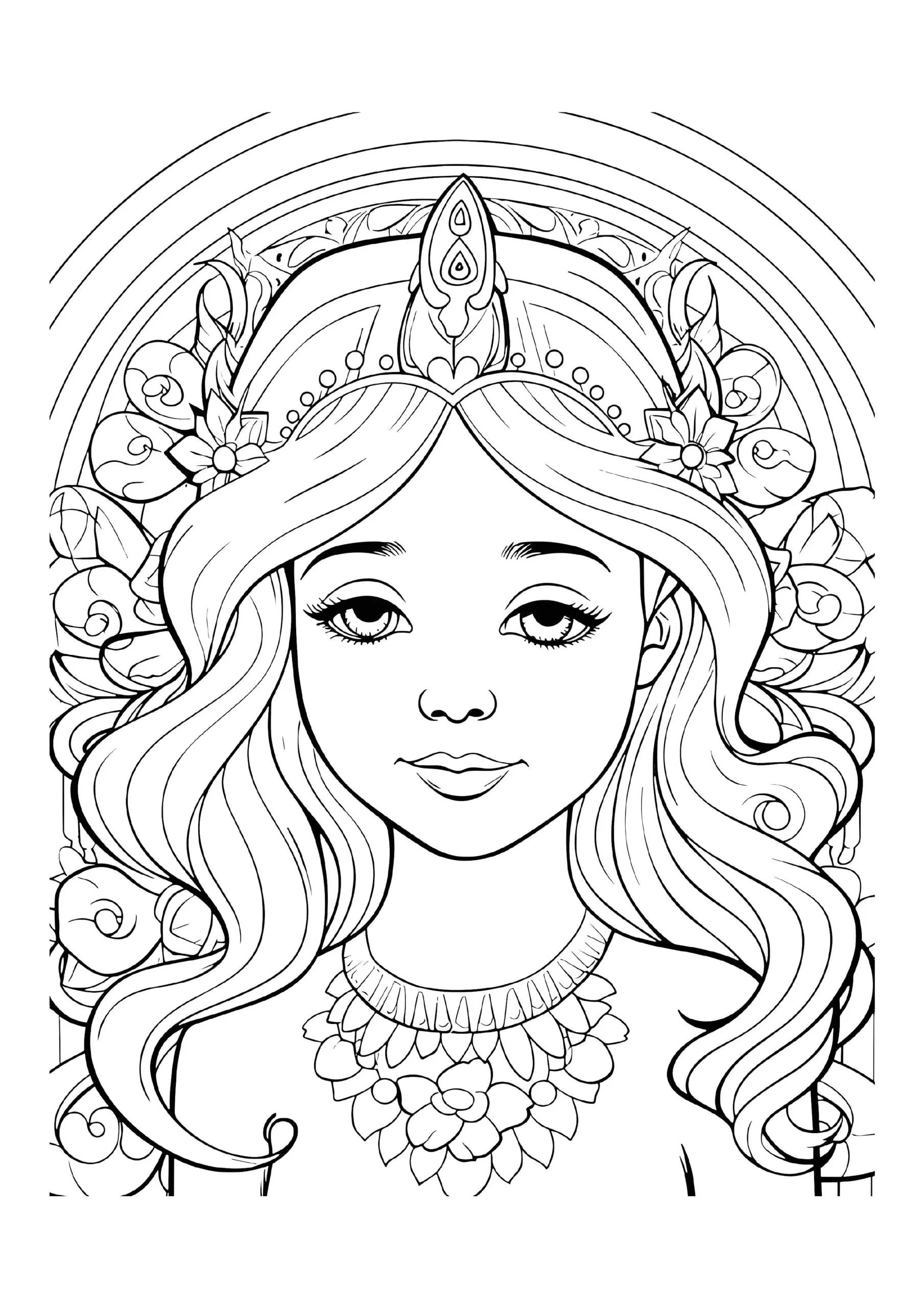 Princess With Elaborate Tiara