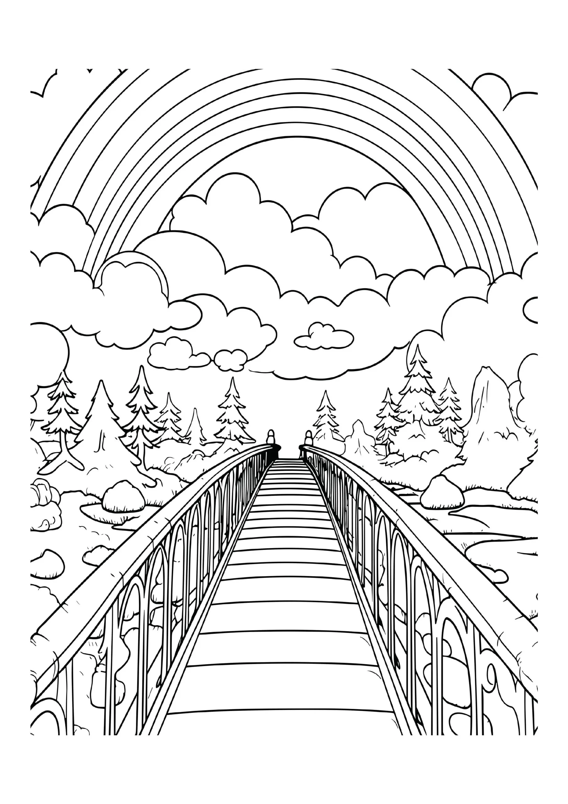 Bridge To Rainbow Woods