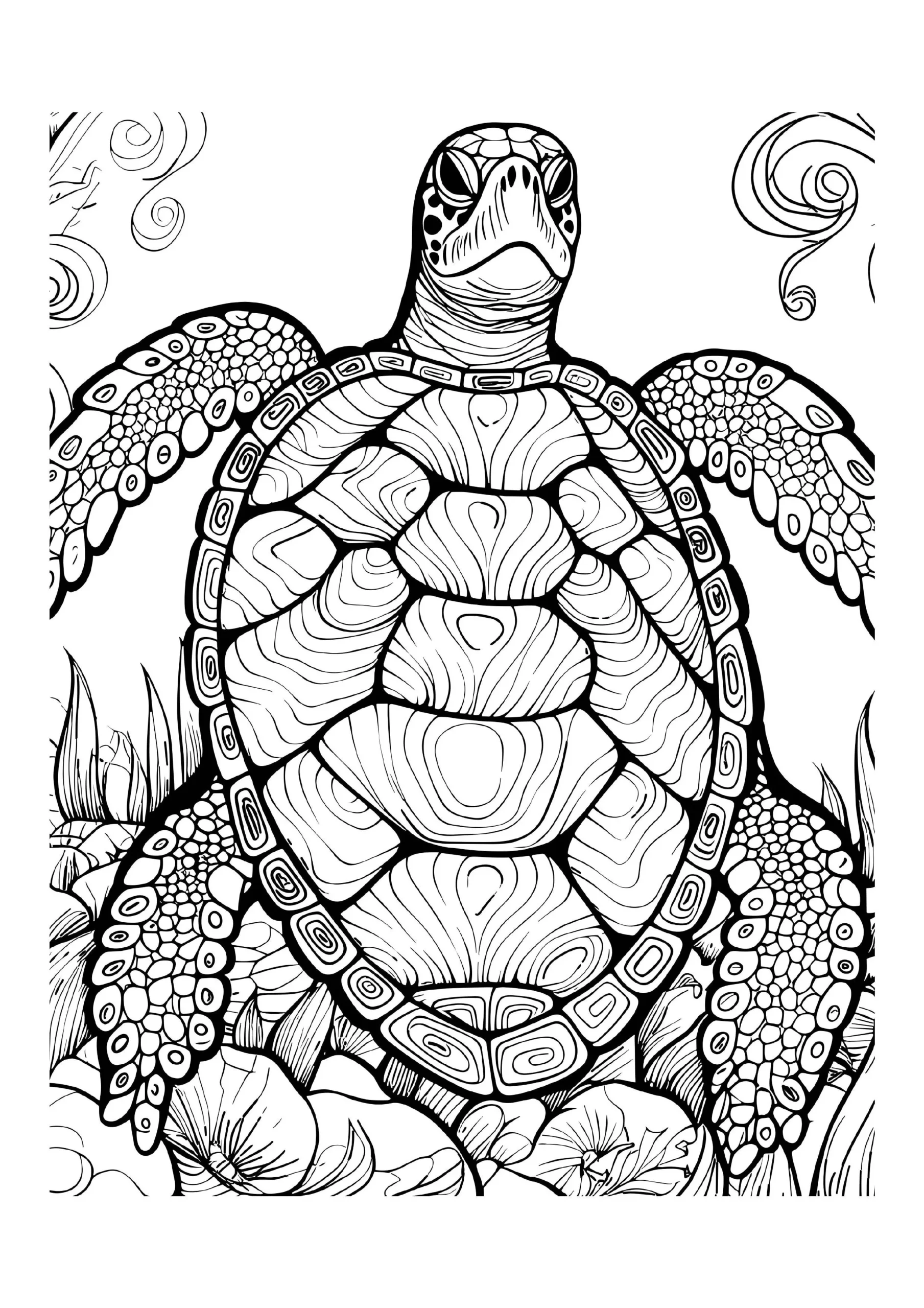 Sea Turtle Coloring Pages