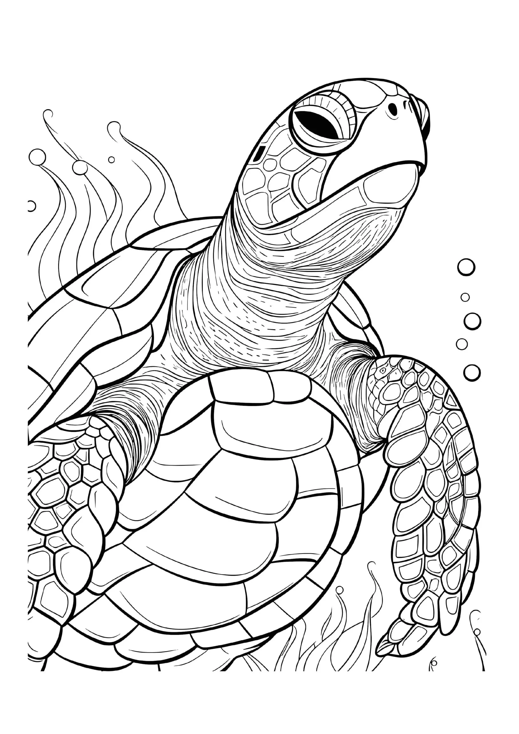 Sea Turtle Coloring Pages