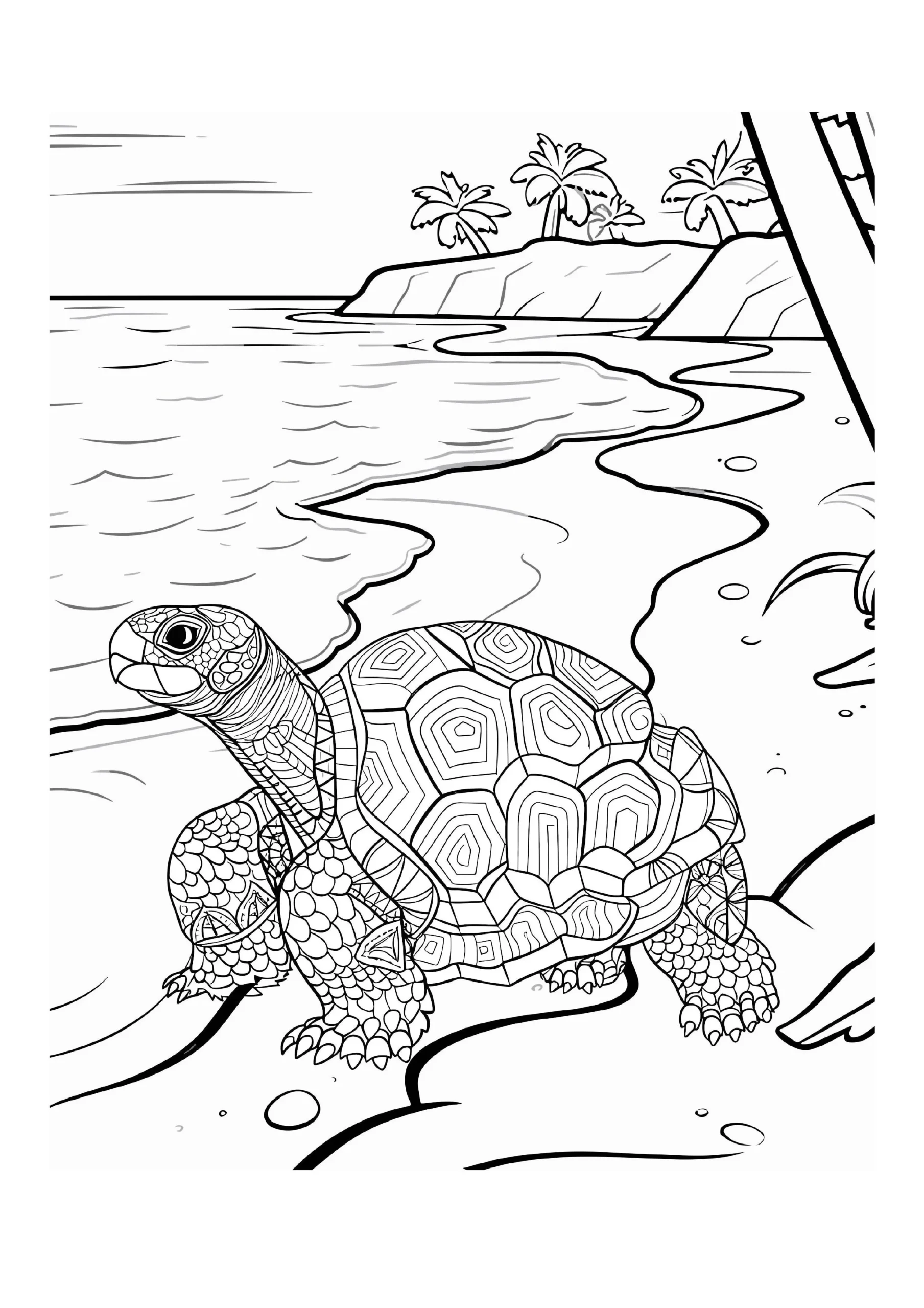 Sea Turtle Coloring Pages