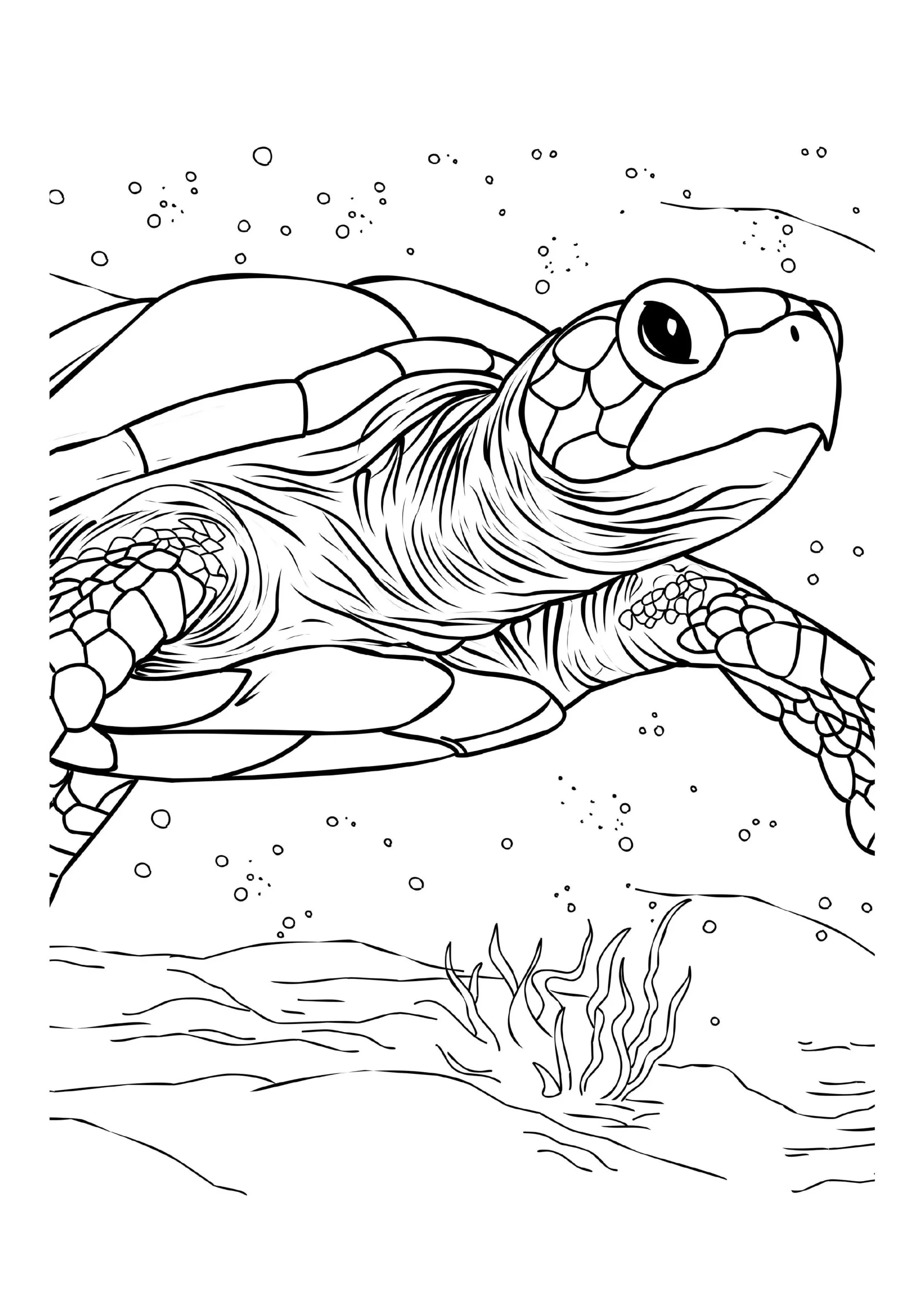 Sea Turtle Coloring Pages