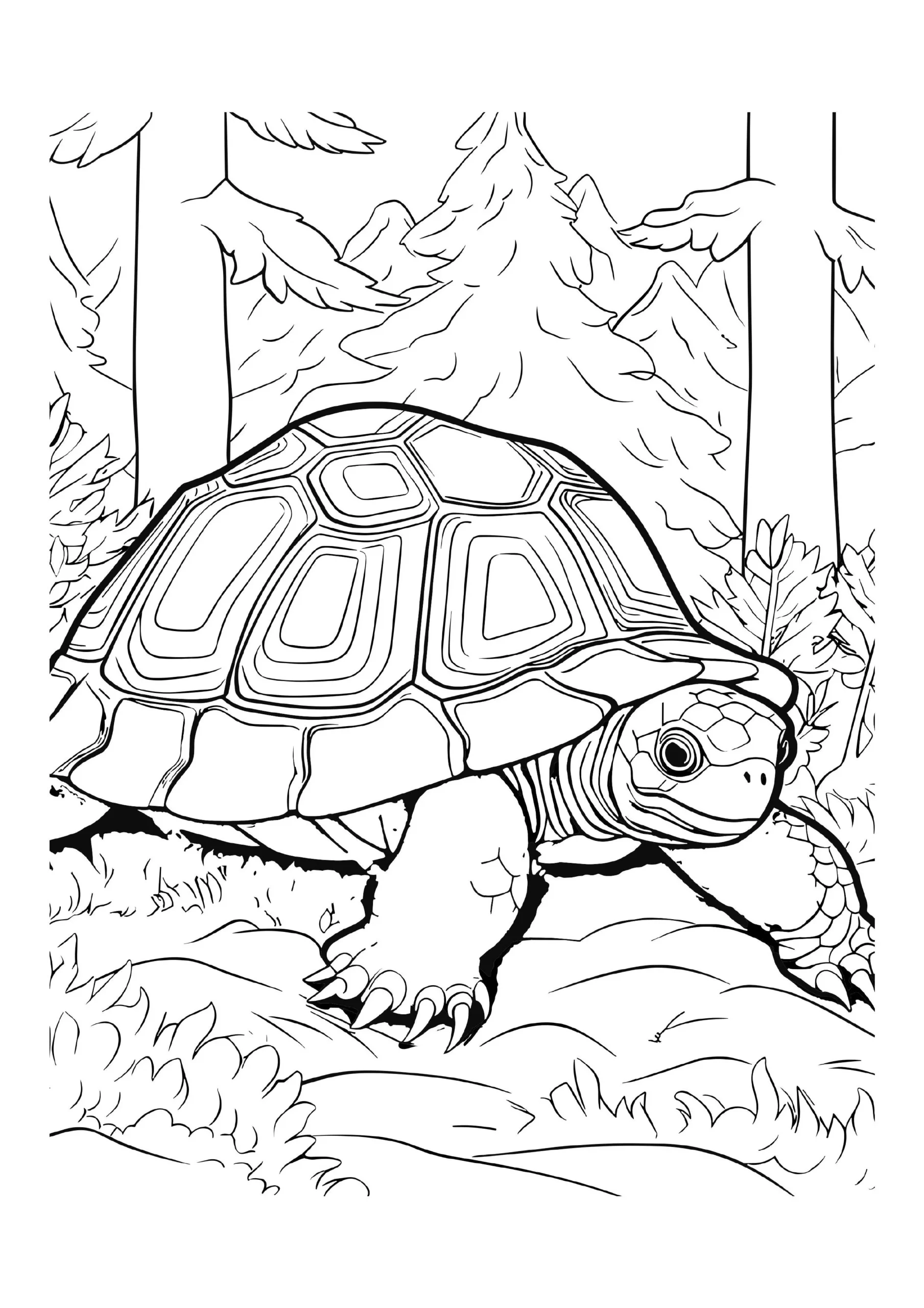 Turtle's Tranquil Forest Walk