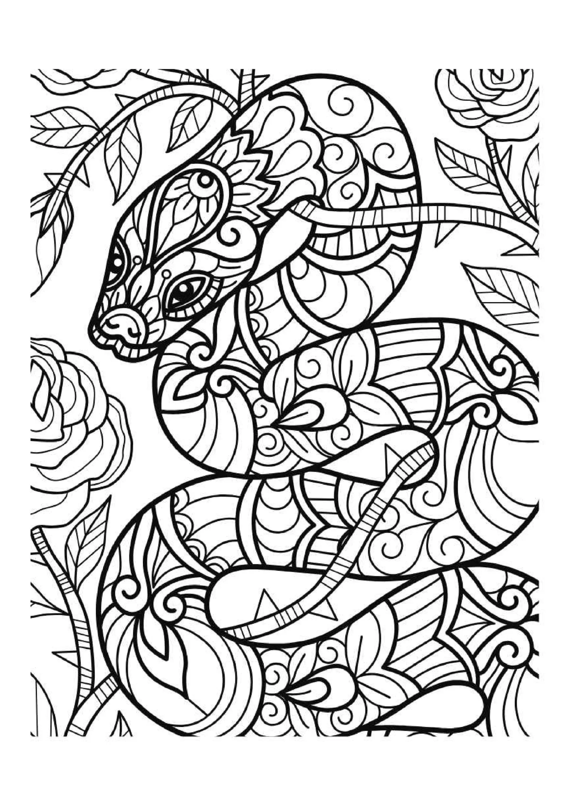 Snake Coloring Pages