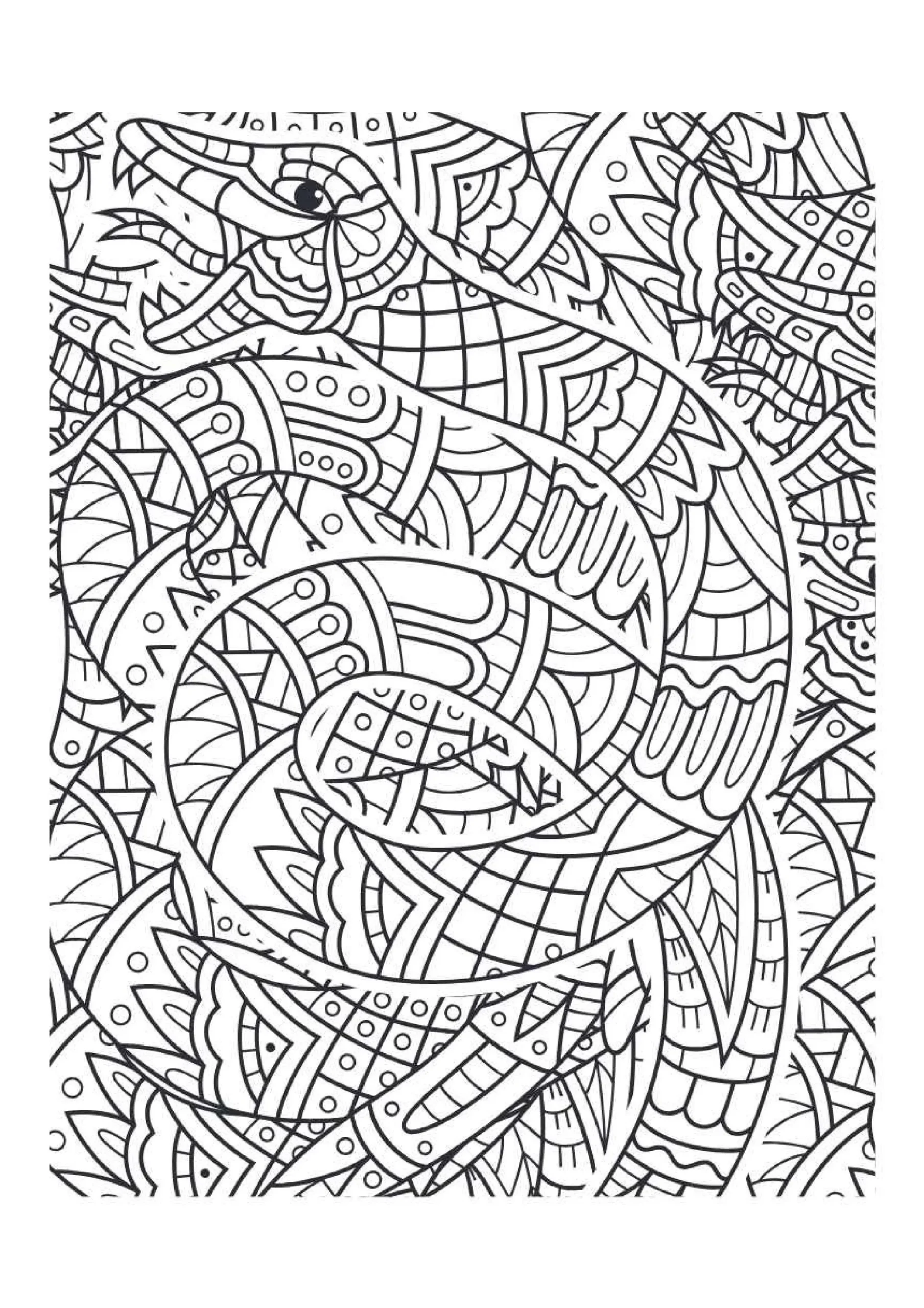 Snake Coloring Pages