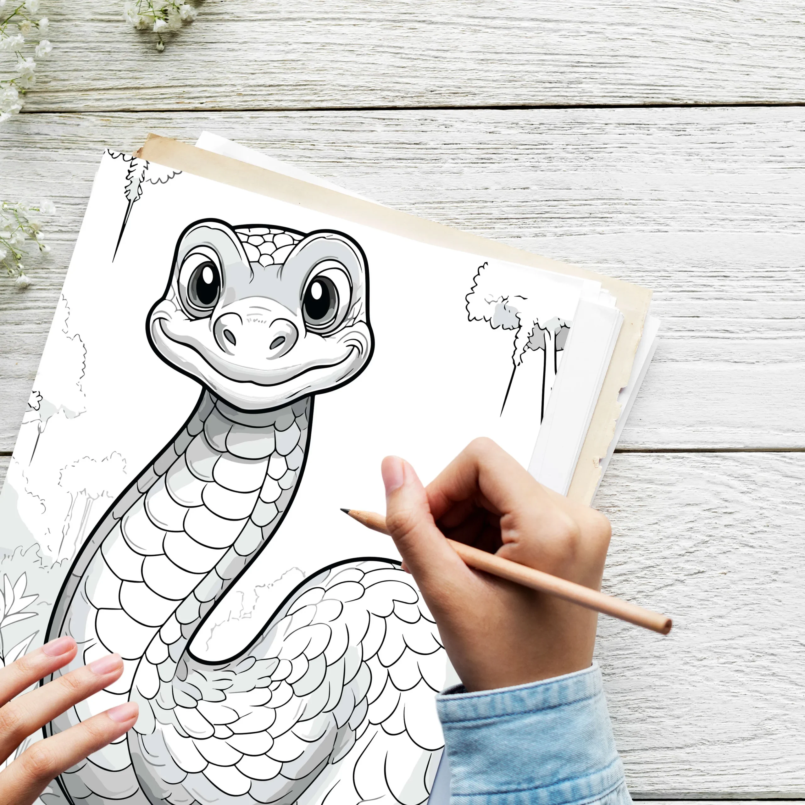 Snake Coloring Pages