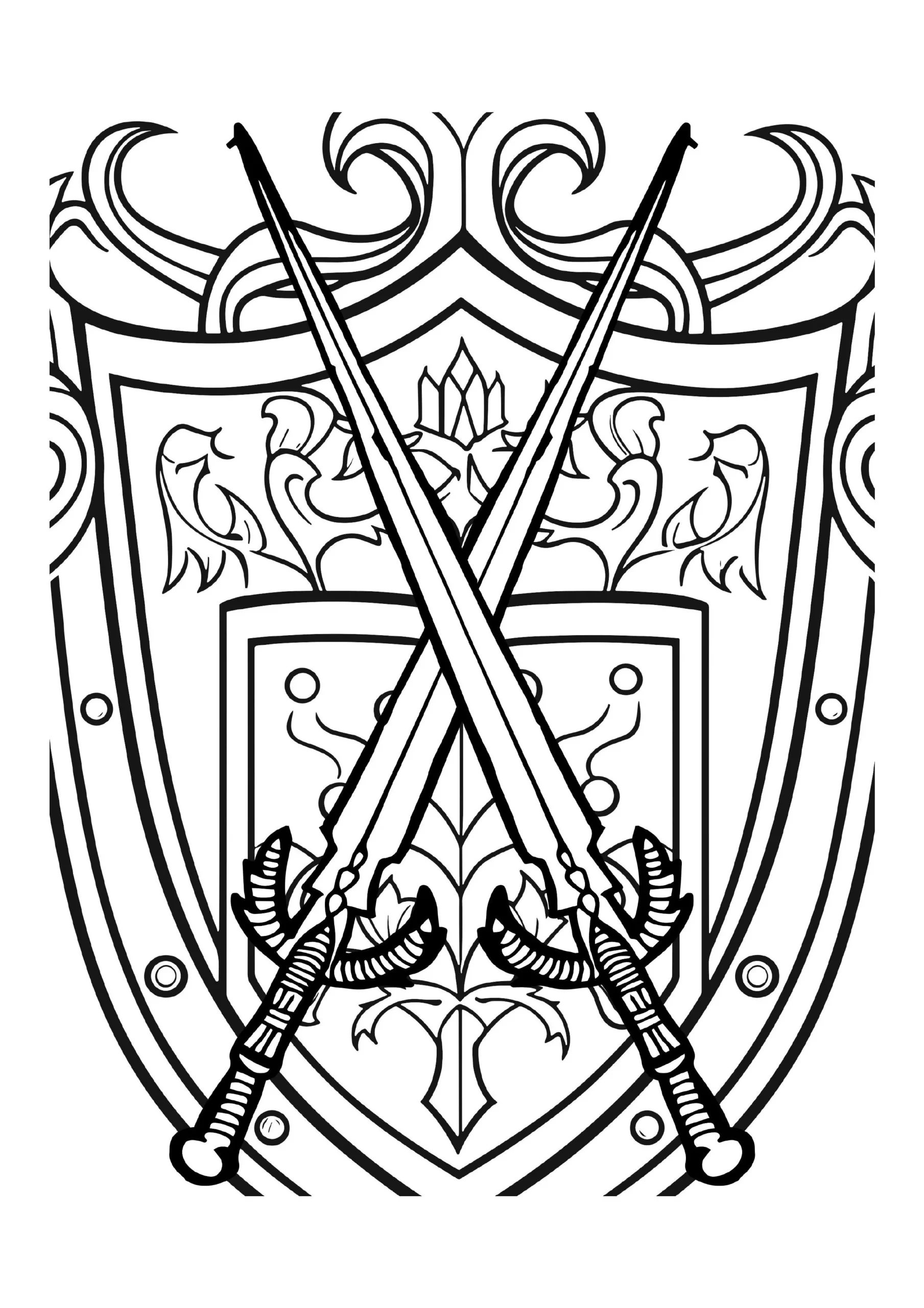 Sword Coloring Pages