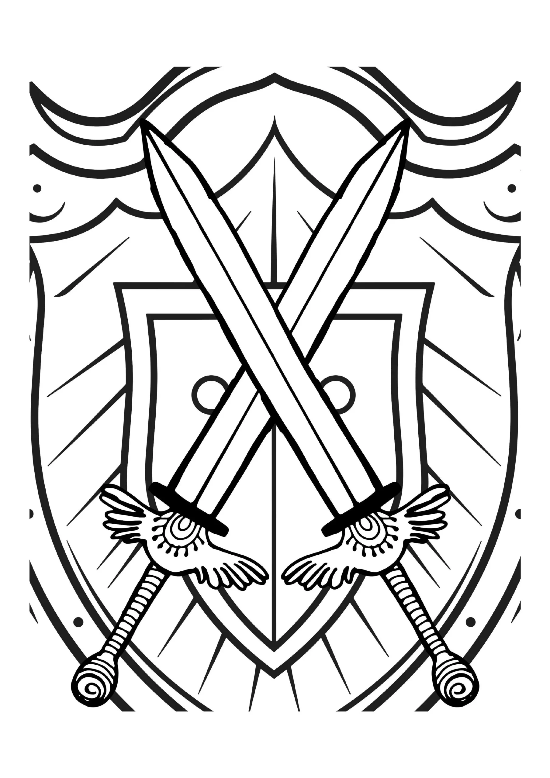 Sword Coloring Pages