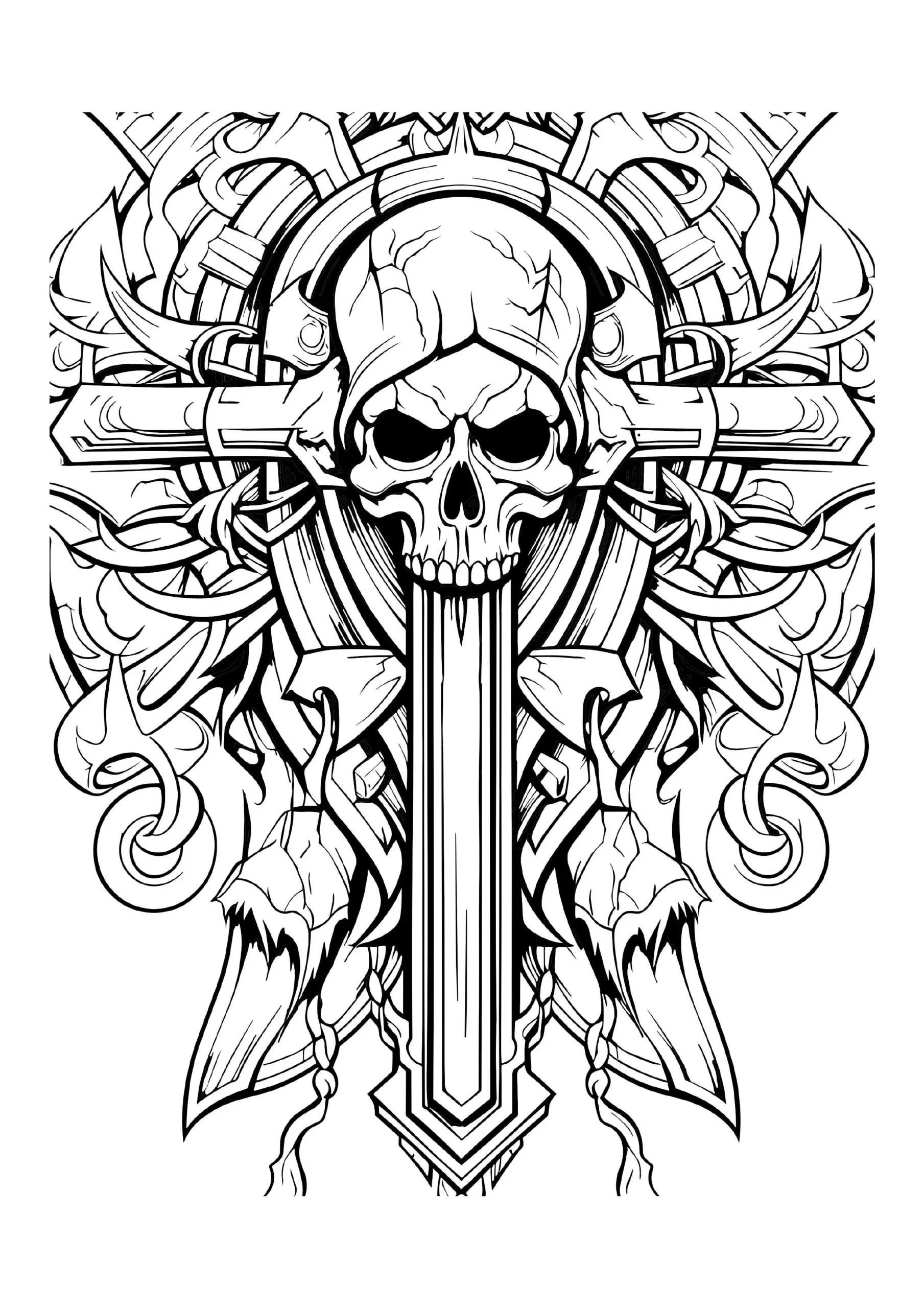 Sword Coloring Pages