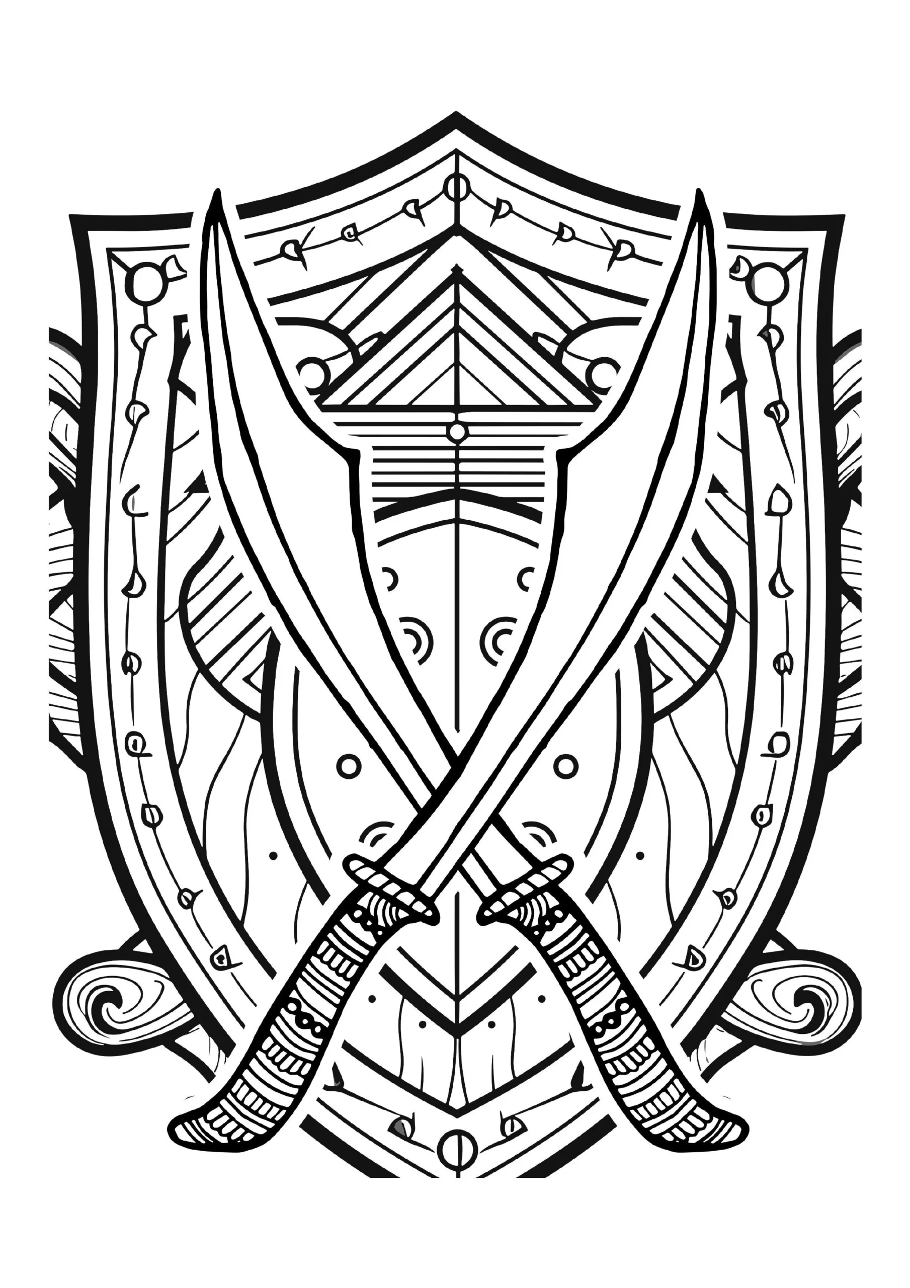 Sword Coloring Pages