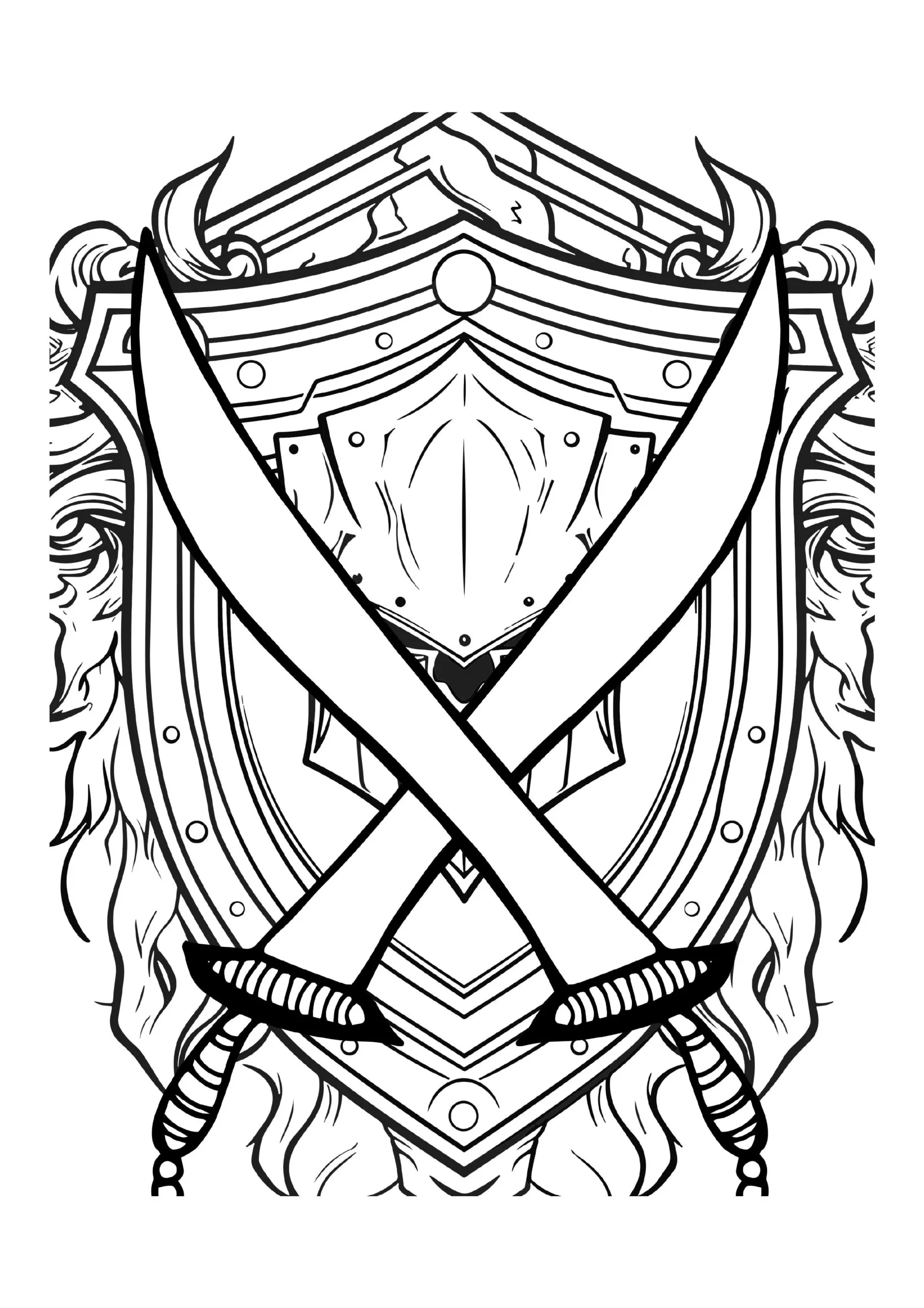 Sword Coloring Pages