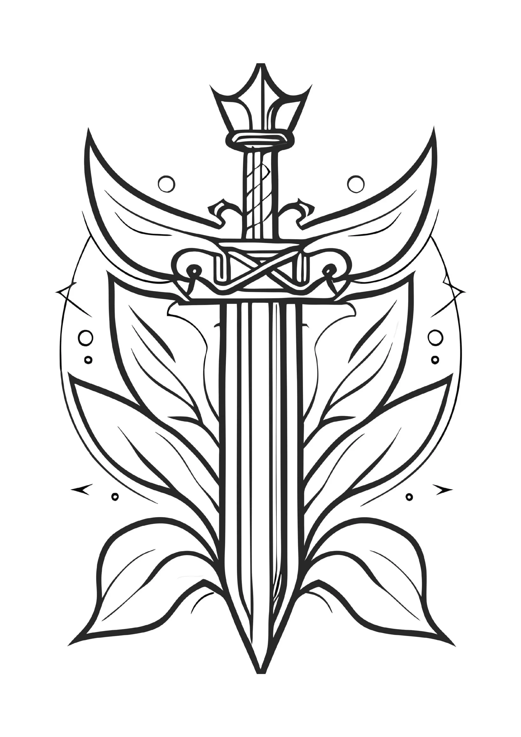 Sword Coloring Pages