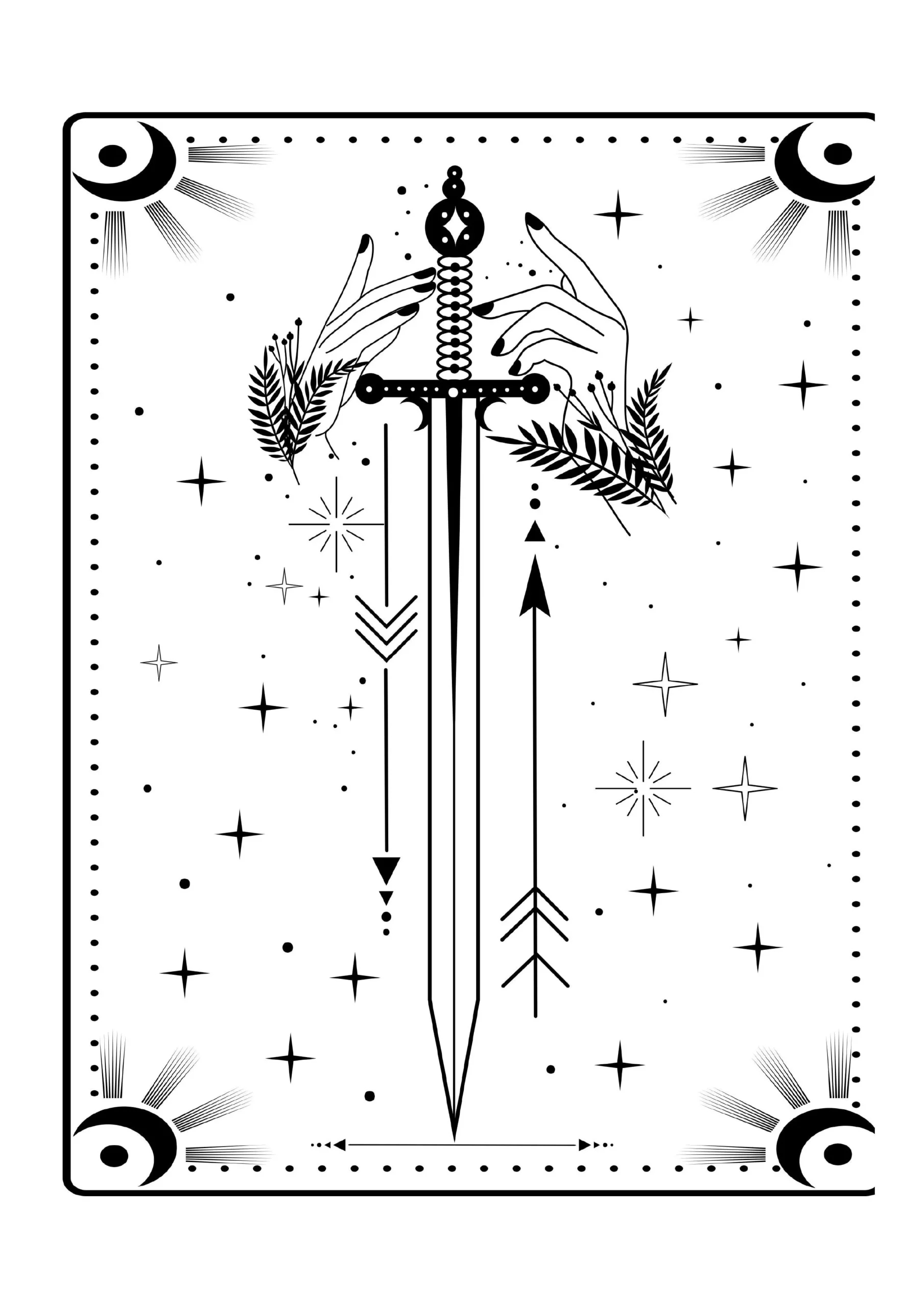 Sword Coloring Pages