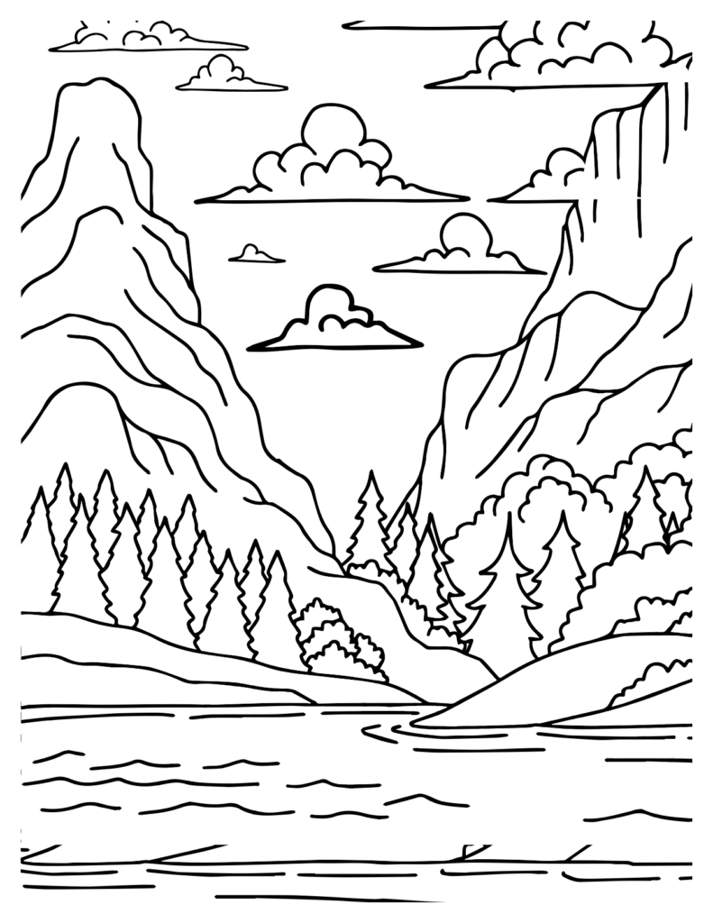  Mountain Range With Patches Of Foliage