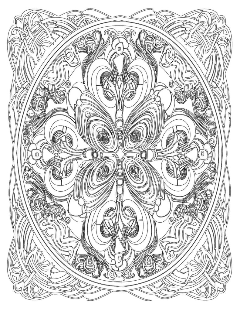 Geometrical Decorative Celtic Knotwork Design