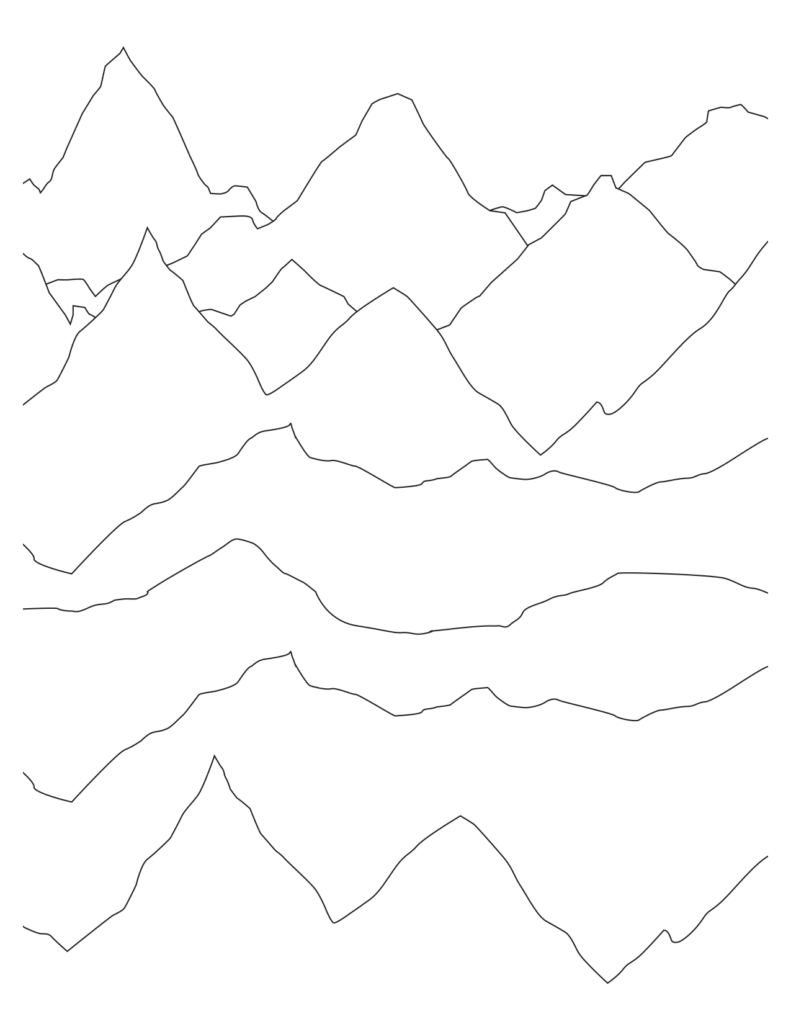 Wavy Mountain Peaks