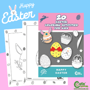 Easter Egg Coloring Pages for Kids Free Printable Worksheets