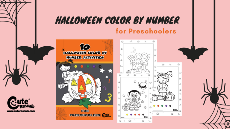 Free Printable Halloween Color By Number Pages For Kids