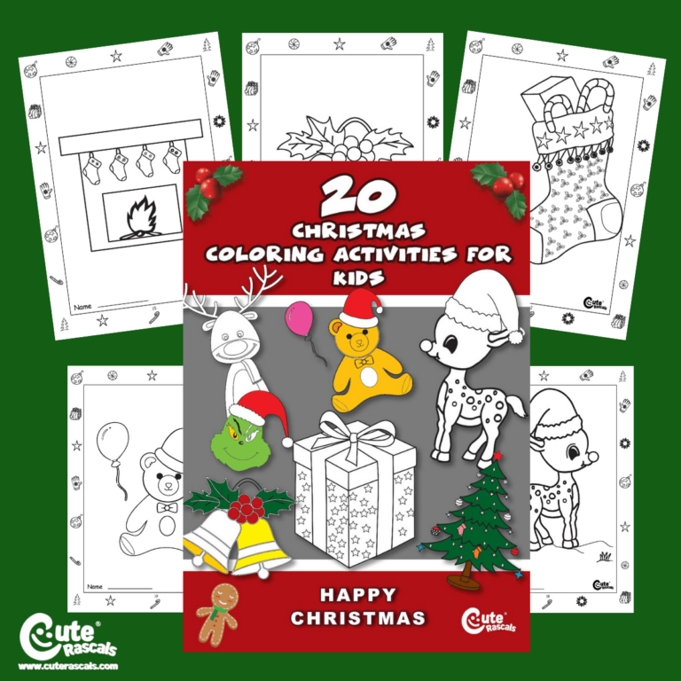 Free Printable Christmas Coloring Pages Preschool Worksheets