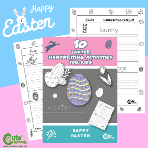 Free Printable Easter Handwriting Worksheets for Preschoolers